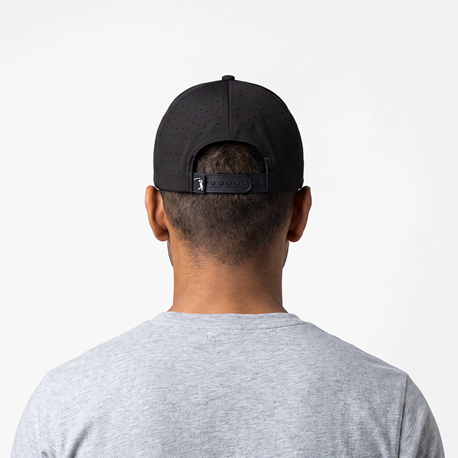 Bogey Bros Men's Bogeyman Stamp Unstructured Flat Bill Snapback Cap