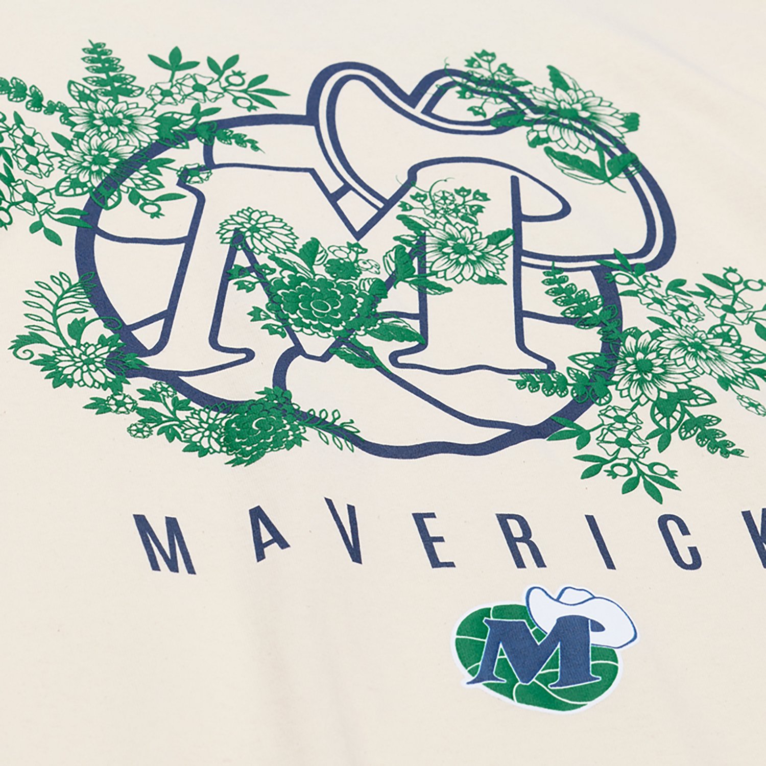 Mitchell & Ness Men's Dallas Mavericks Morning Haze Graphic T-shirt - view number 4