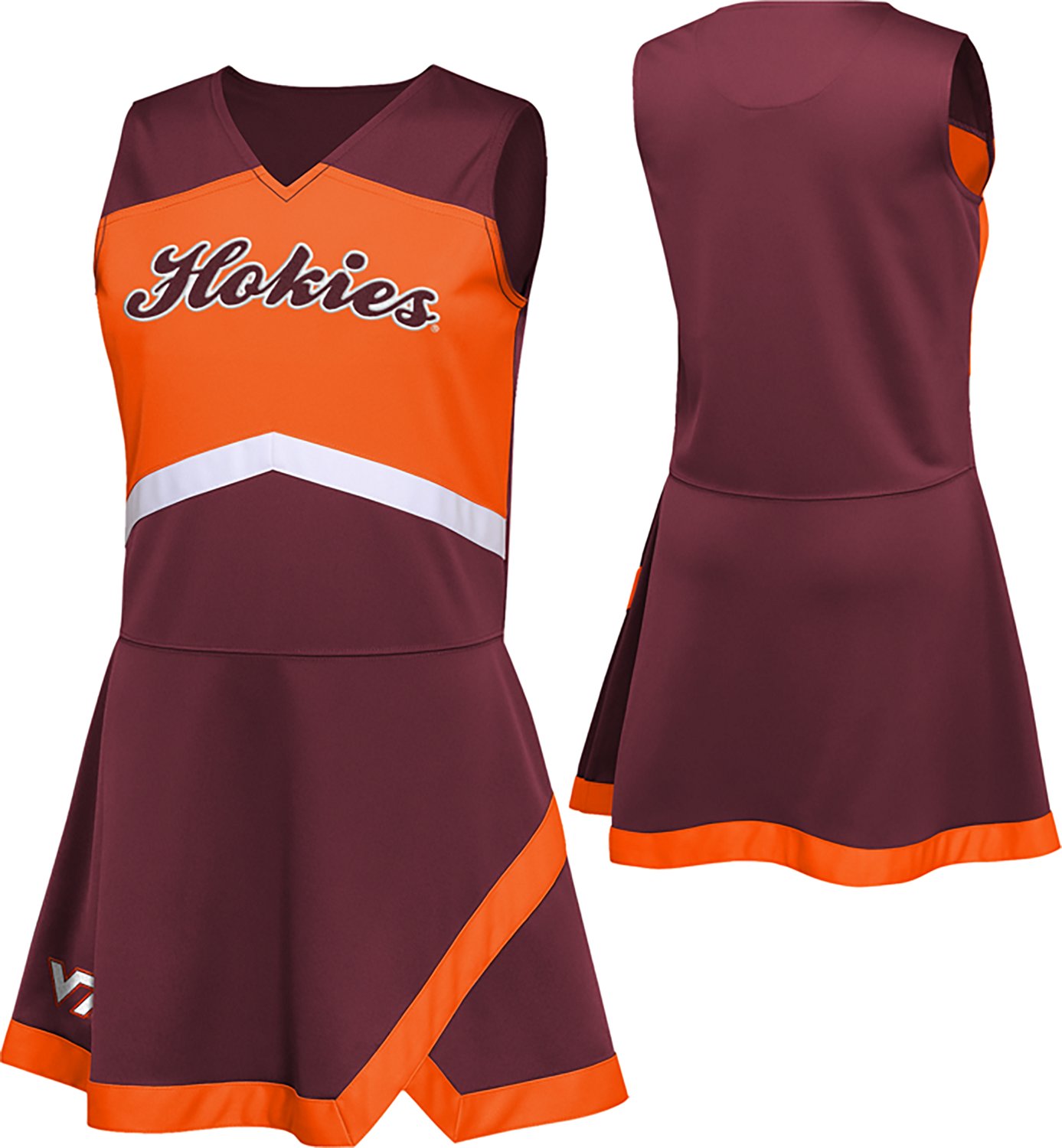 Outerstuff Girls' Virginia Tech Cheer Captain Jumper Dress - view number 3
