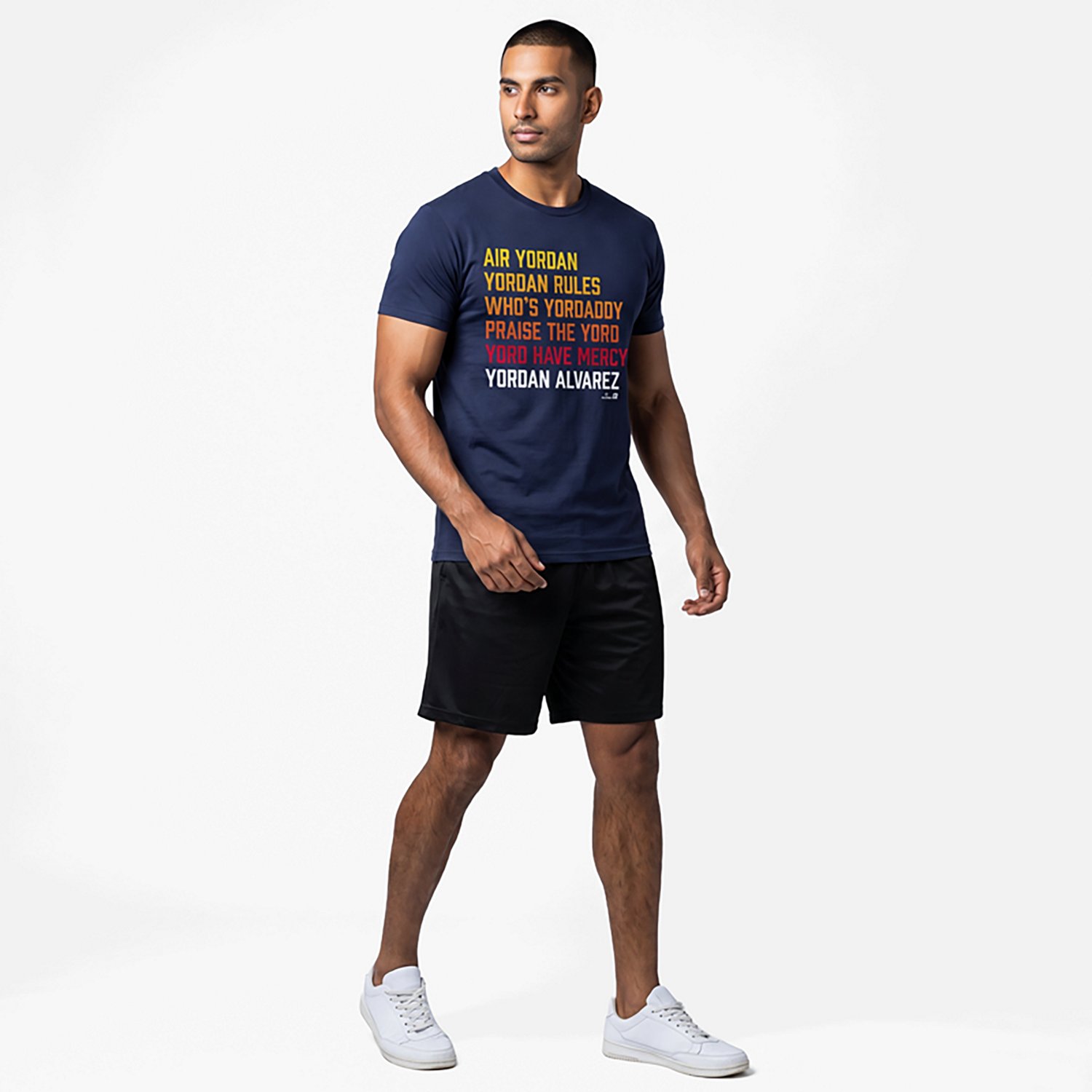 BreakingT Men's Houston Astros Yordan Alvarez Yord List Premium Graphic T-shirt - view number 2
