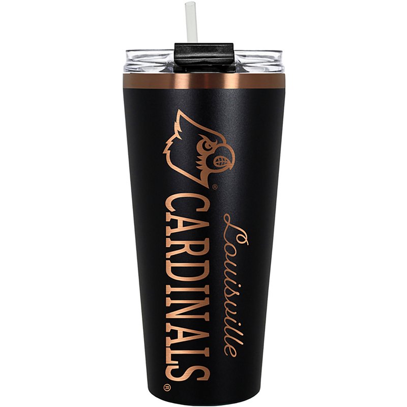 Great American Products Louisville Black and Copper Big Slim 32 oz Tumbler