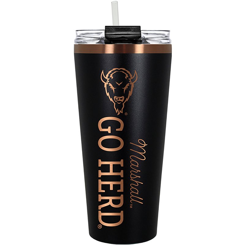 Great American Products Marshall Black and Copper Big Slim 32 oz Tumbler
