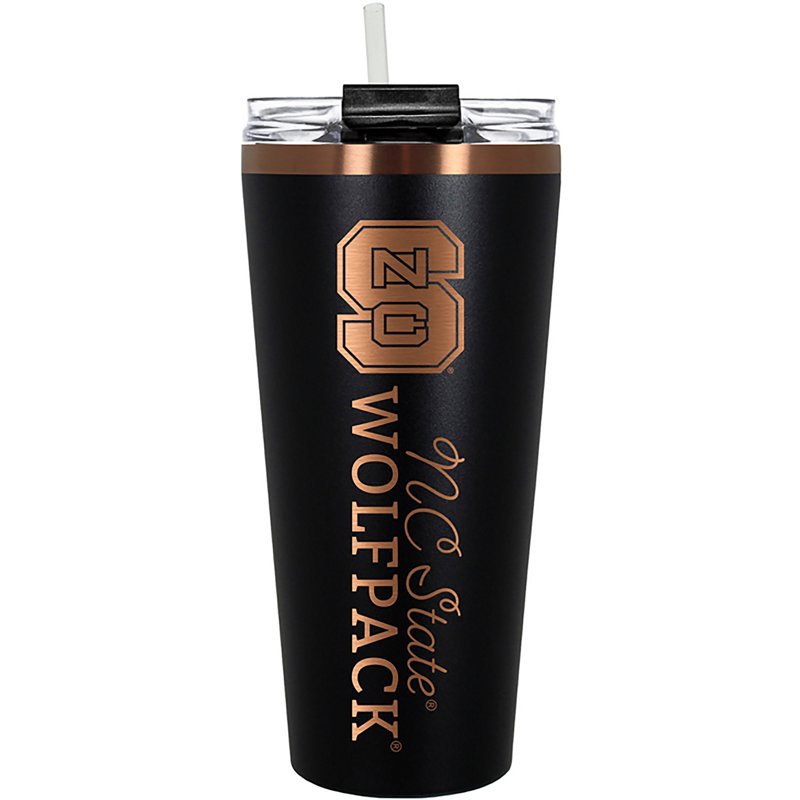 Great American Products NC State Black and Copper Big Slim 32 oz Tumbler