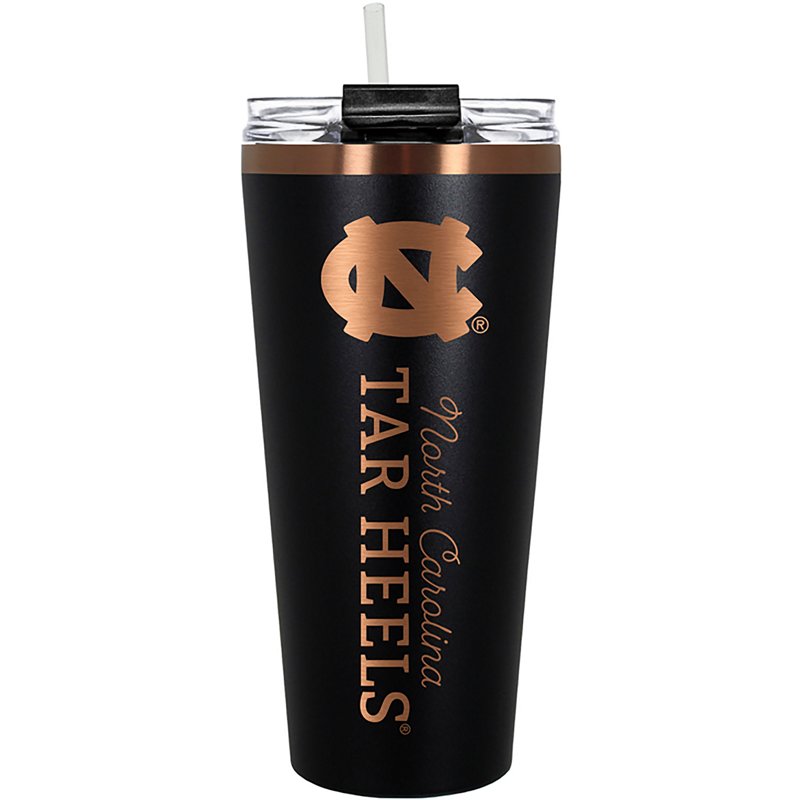 Great American Products UNC Black and Copper Big Slim 32 oz Tumbler