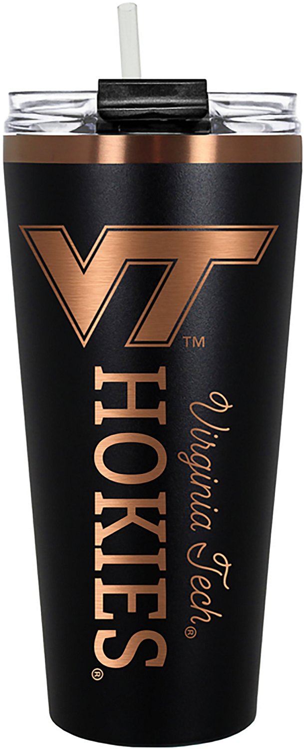 Great American Products Virginia Tech Black and Copper Big Slim 32 oz Tumbler