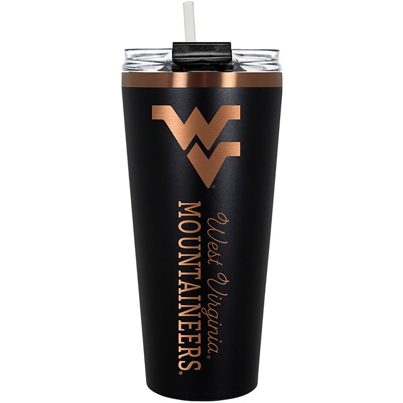 Great American Products West Virginia Black and Copper Big Slim 32 oz Tumbler