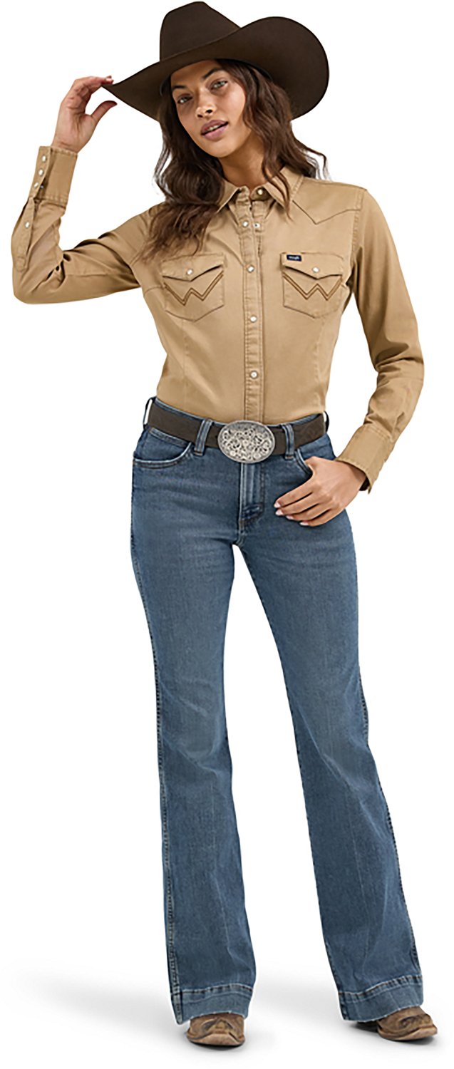 Wrangler Women's Asap West Snap Work Shirt - view number 2