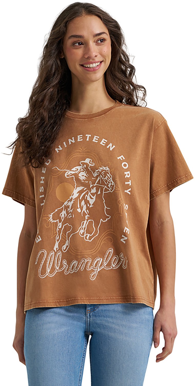 Wrangler Women's Rider Girlfriend Graphic Tee