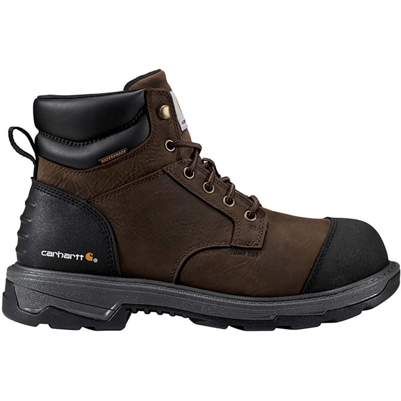 Carhartt Men's Hamilton 6 Waterproof Composite Toe Work Boot | Dark Brown | 9 M