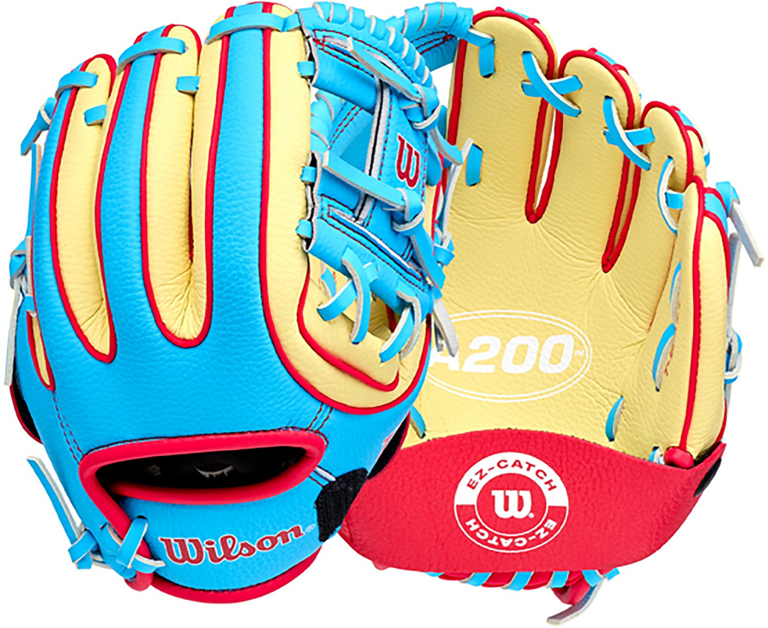 Wilson Kids' 9 in. A200 EZ Catch Baseball Fielding Glove