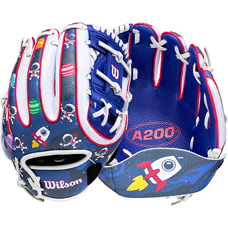 Wilson Kids' 10 in. A200 EZ Catch Outer Space Baseball Fielding Glove