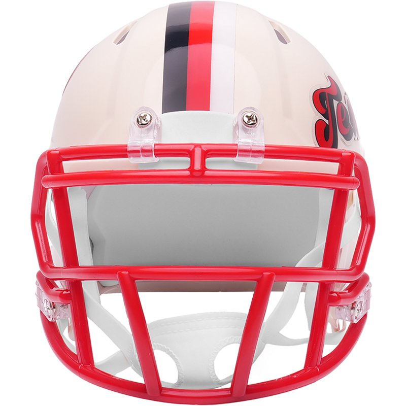 9585503071 NFL Houston Texans Replica Speed Style Retro Collection Mini Helmets