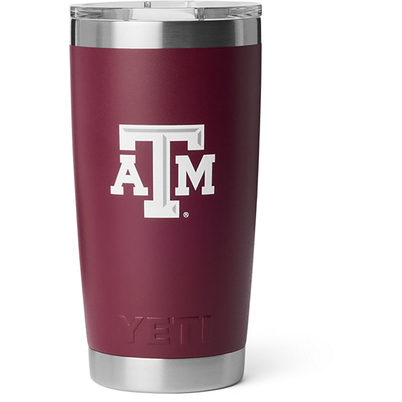 YETI Texas A&M University 20 oz Aggies Rambler Tumbler with MagSlider Lid