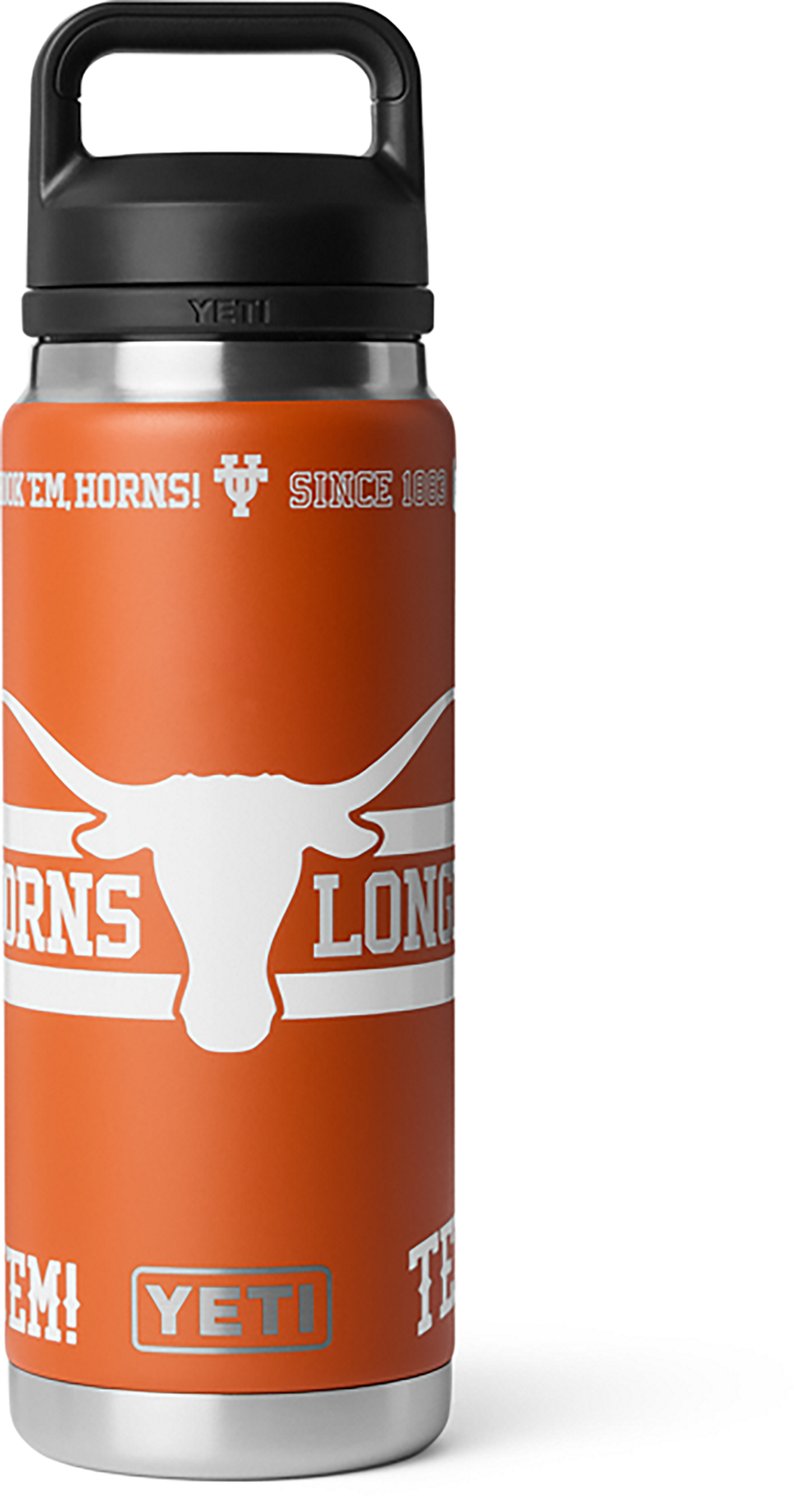 YETI University of Texas 26 oz Rambler Water Bottle with Chug Cap