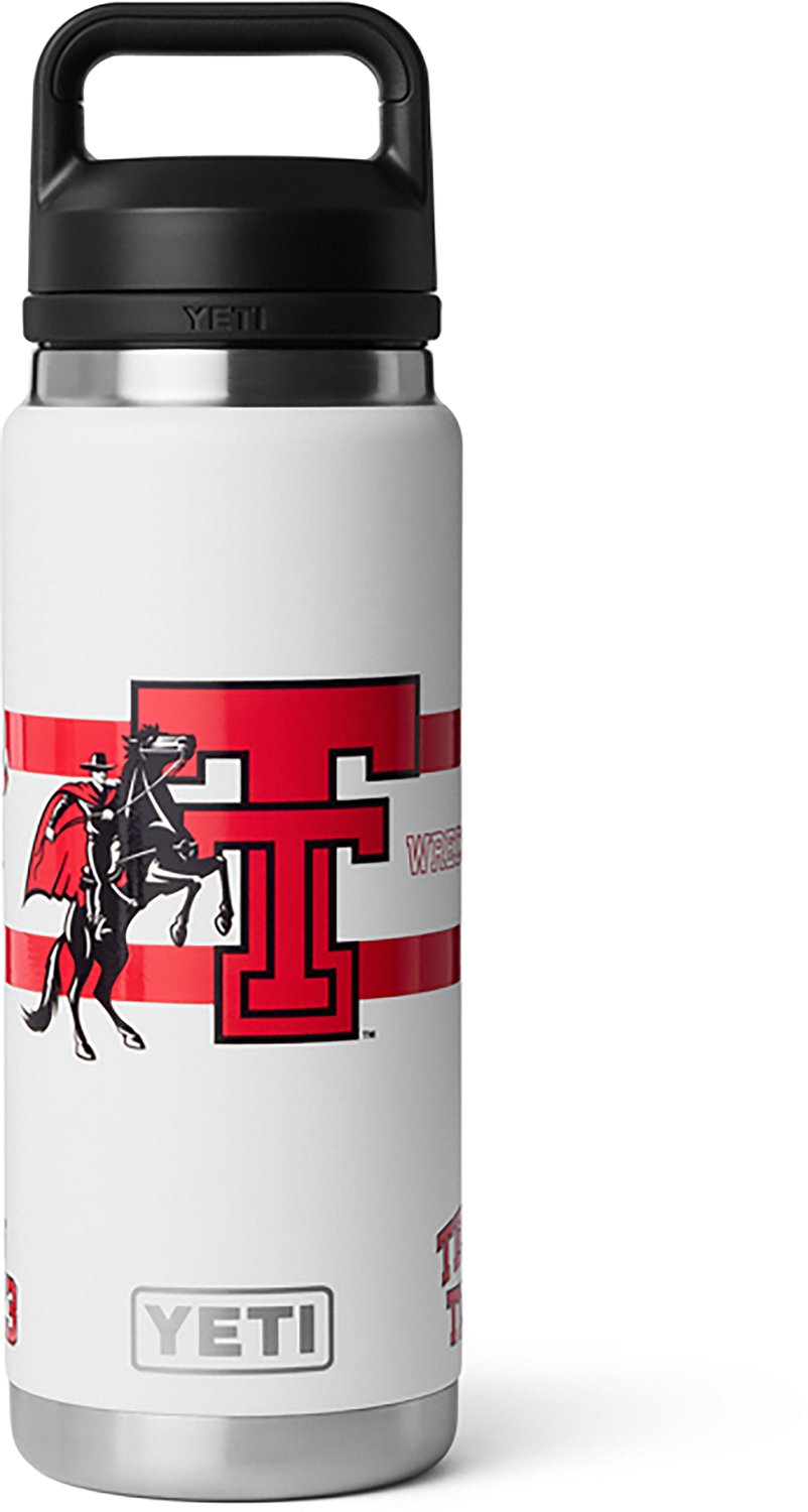 YETI Texas Tech University 26 oz Rambler Water Bottle with Chug Cap