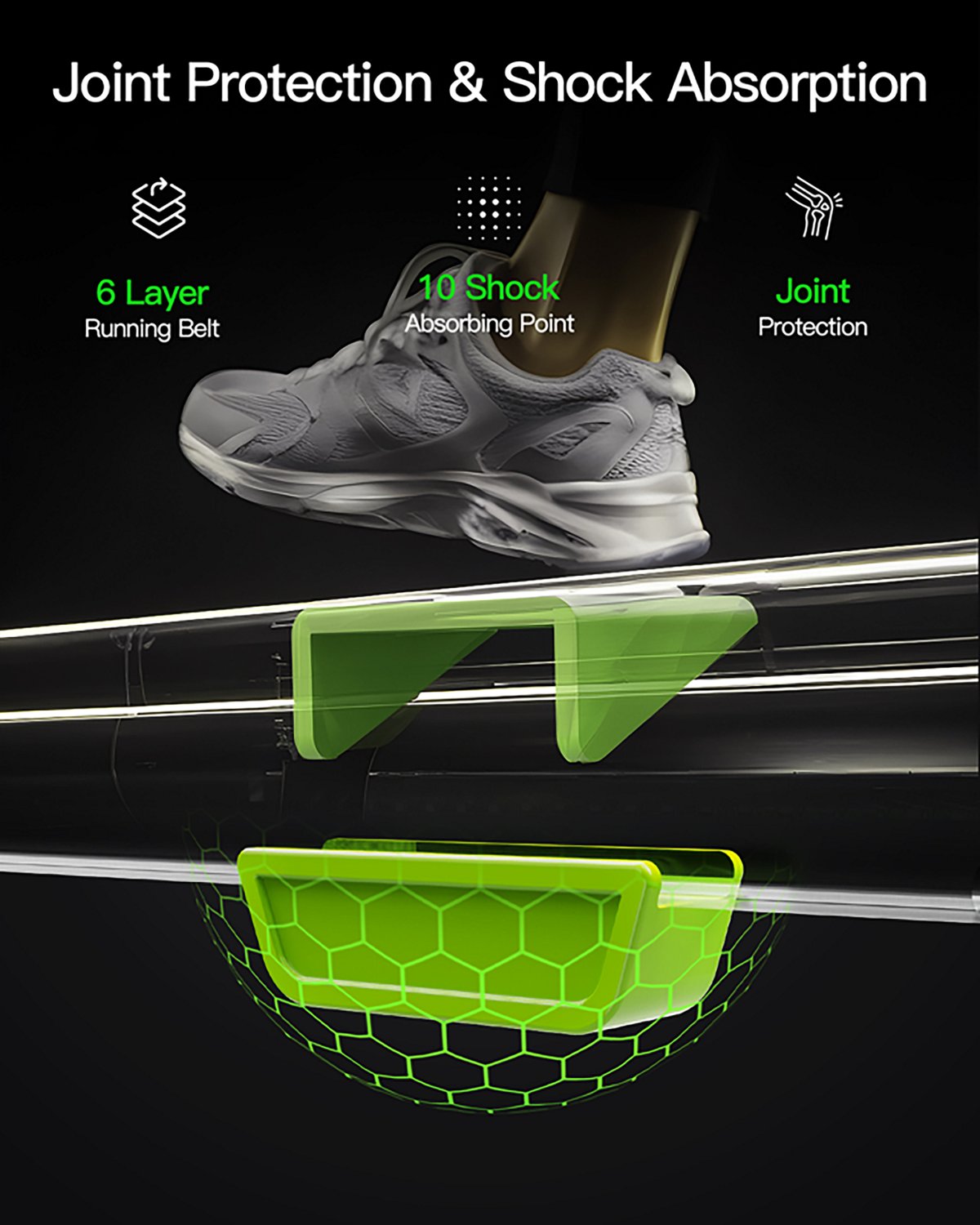 Akluer 480L-A Walking Pad Treadmill - view number 6