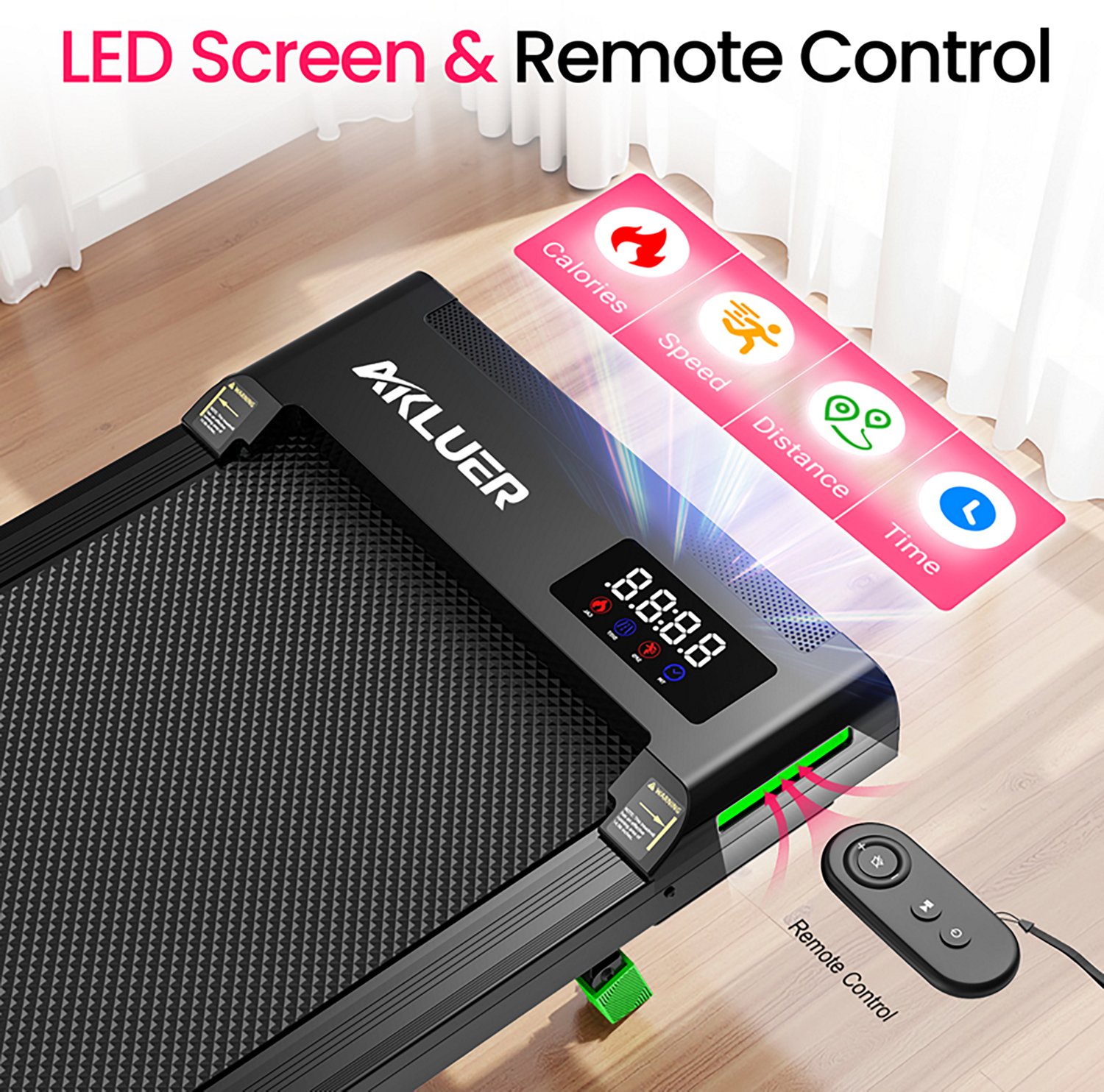 Akluer P03B Under Desk Walking Pad Treadmill - view number 7