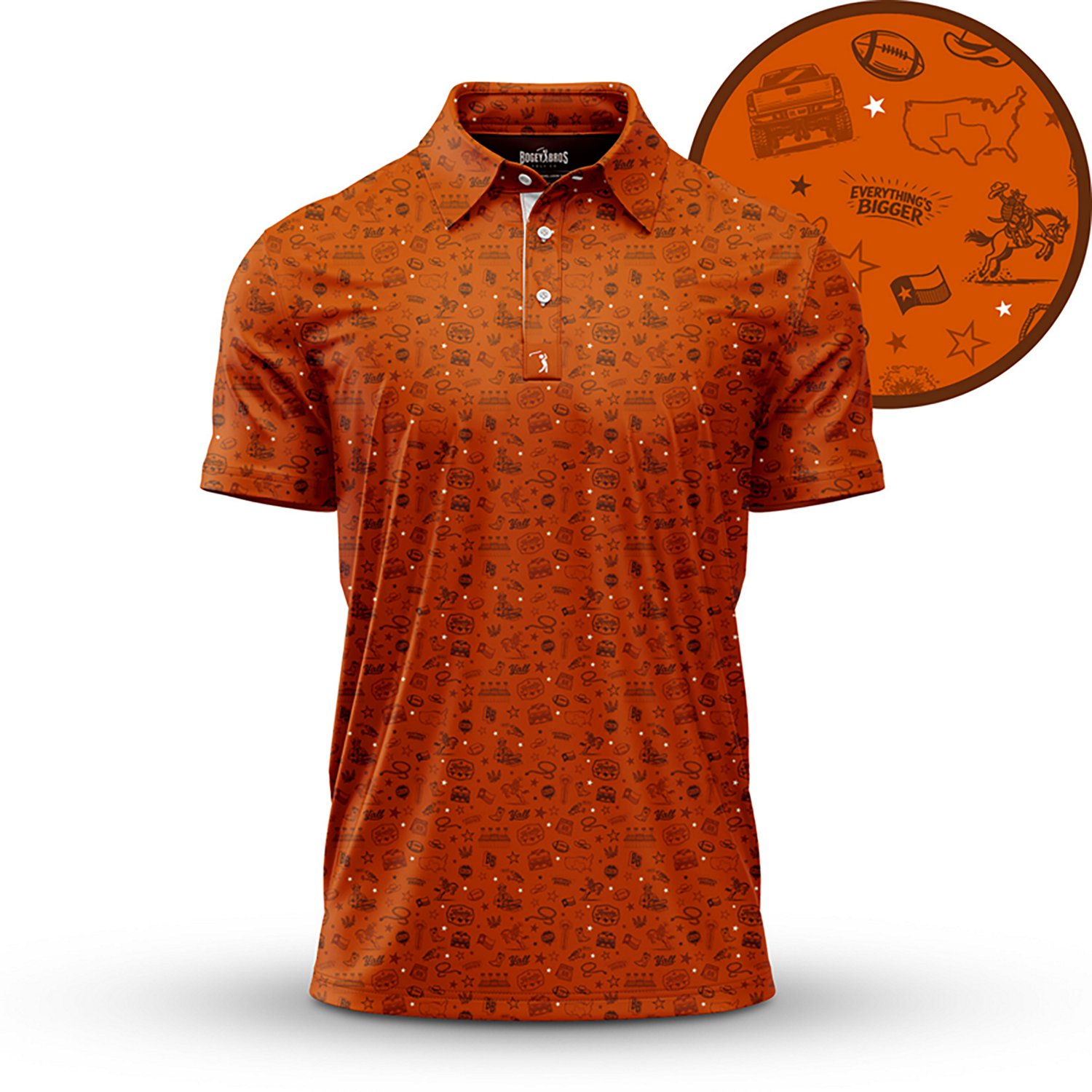 Bogey Bros Men's Burnt Ends Polo Shirt | Academy
