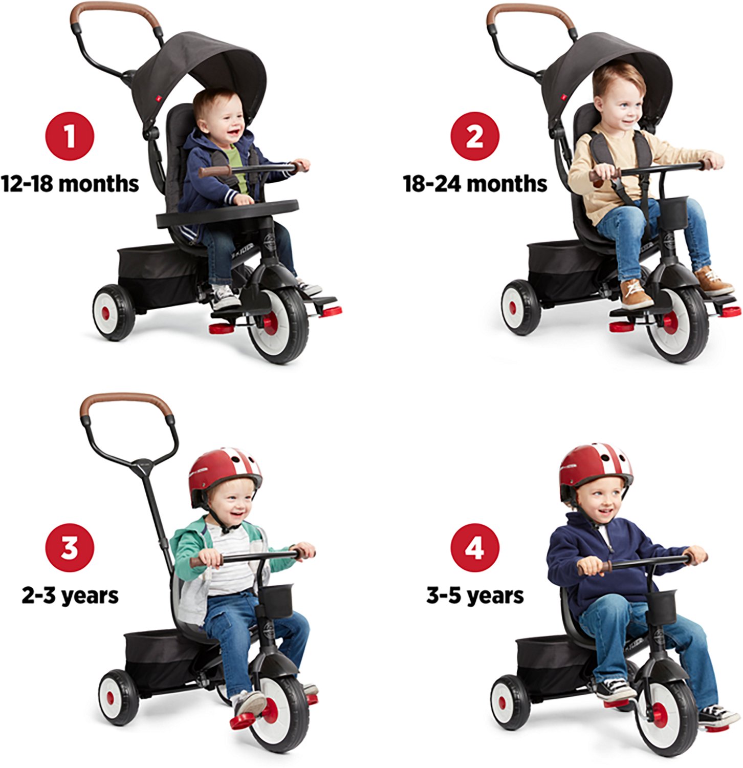 Radio Flyer City 4-in-1 Stroll 'N Trike - view number 8
