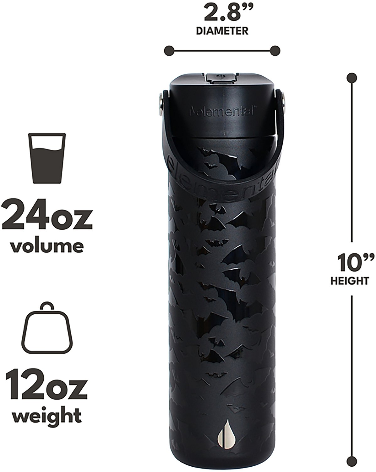 Elemental Core 24 oz Water Bottle - view number 2
