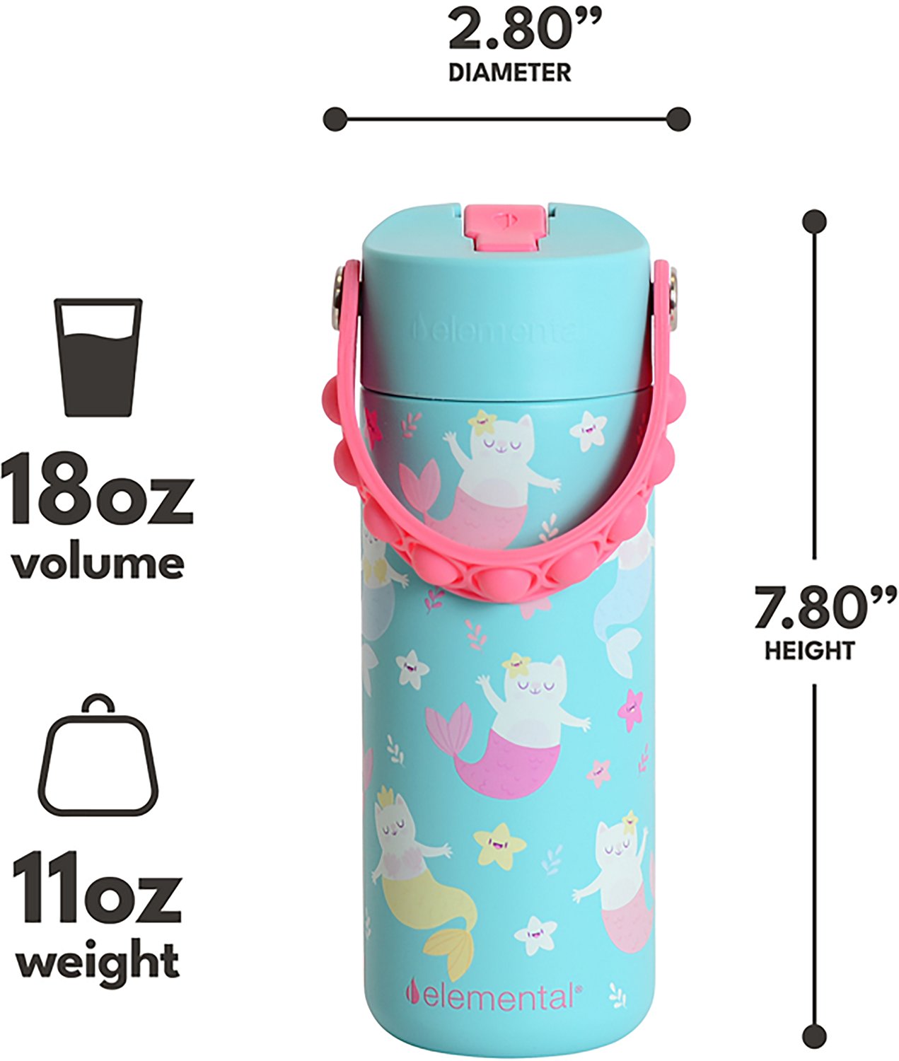 Elemental Core Pop 18 oz Water Bottles 2-Pack - view number 2