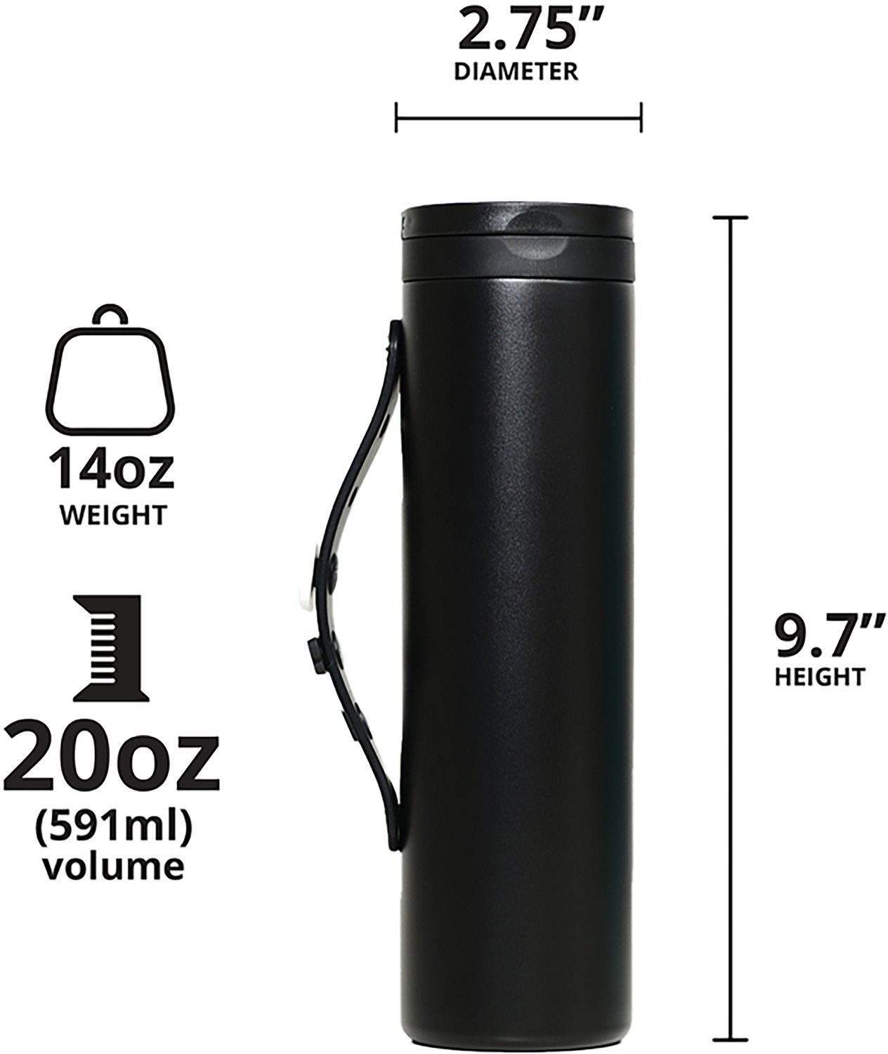 Elemental Iconic Charm 20 oz Water Bottle - view number 2
