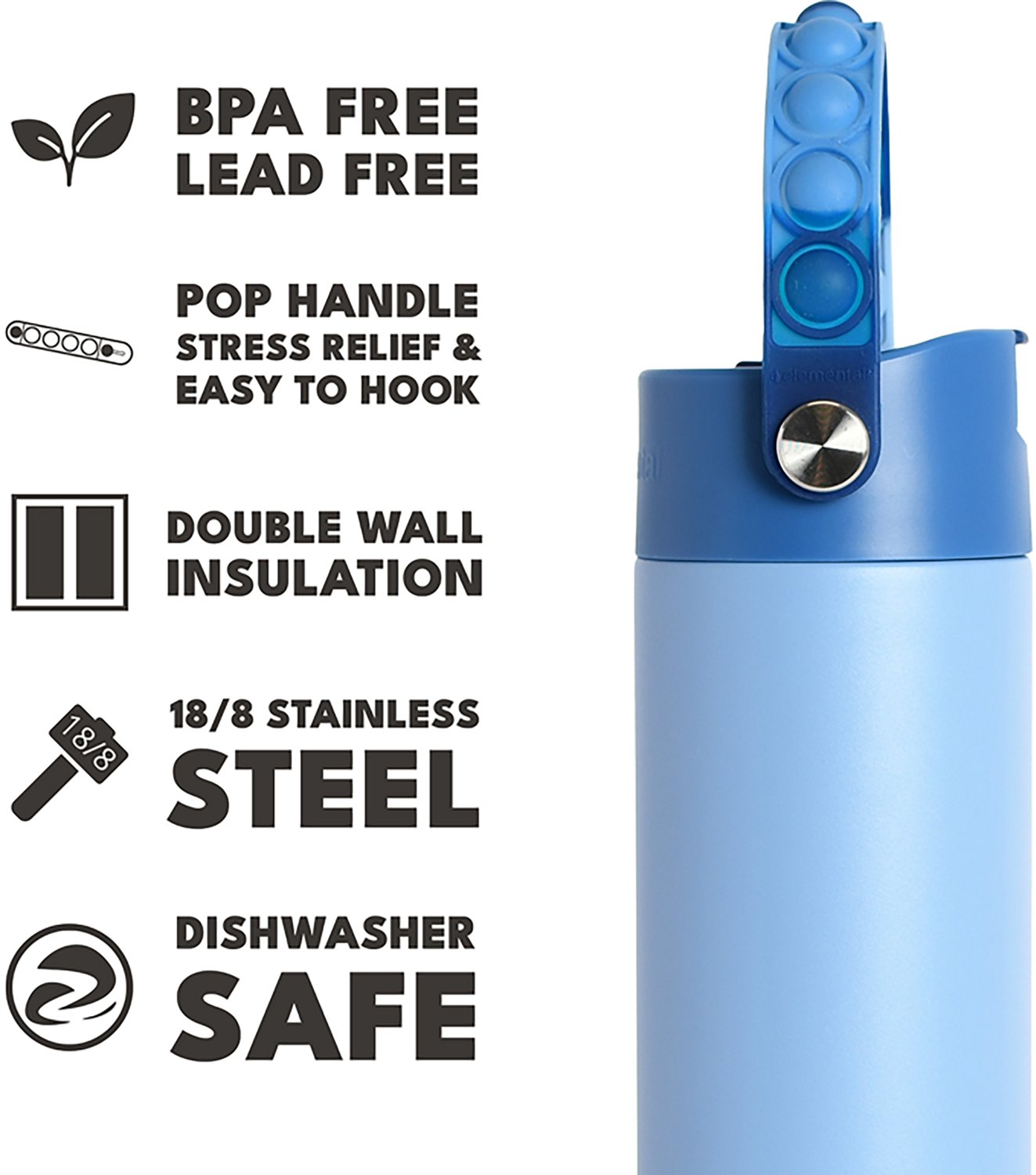Elemental 24 oz Core Pop Water Bottle - view number 6