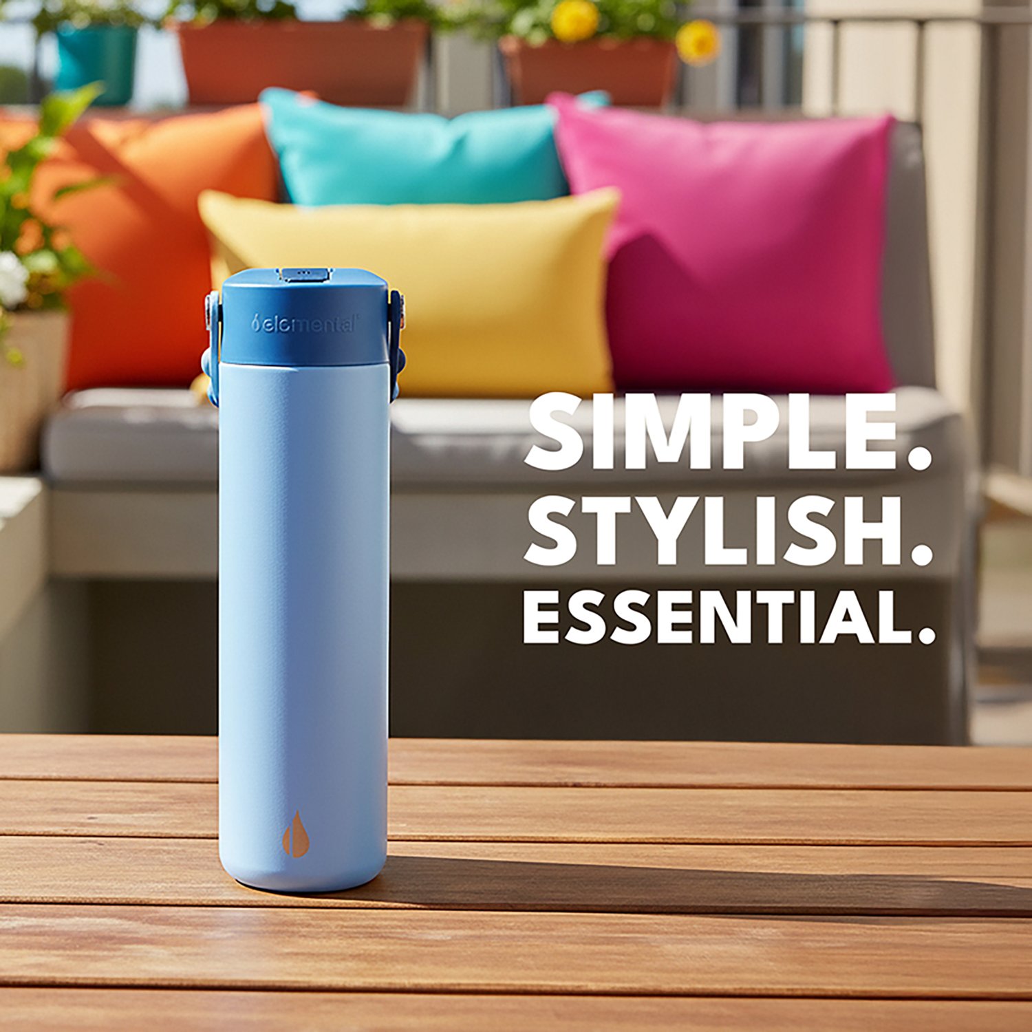 Elemental 24 oz Core Pop Water Bottle - view number 7