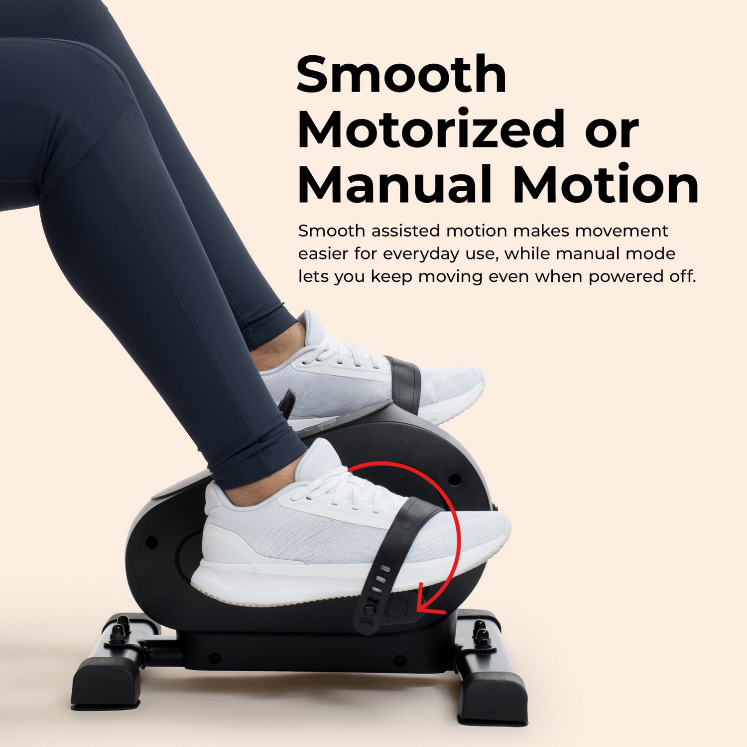 Sunny Health & Fitness Smart Motorized Mini Exercise Bike - view number 3