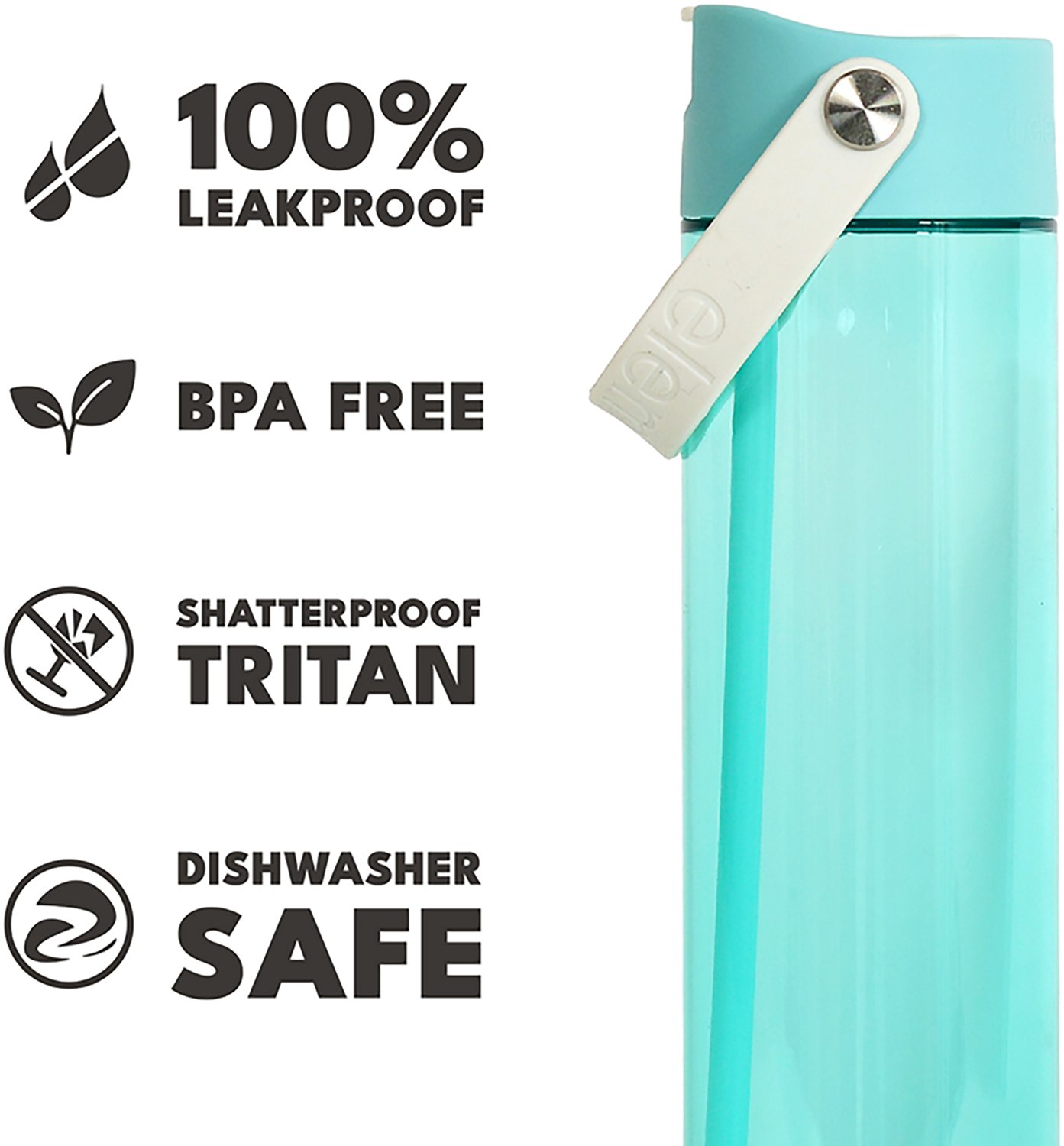 Elemental 26 oz Splash Tritan Plastic Water Bottles 2-Pack - view number 4