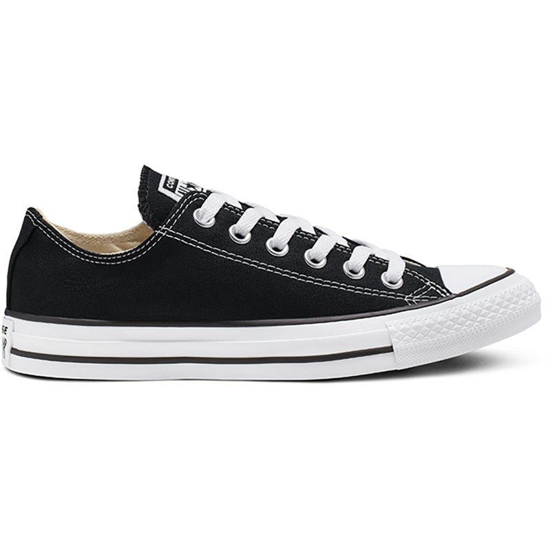 Converse Women's Chuck Taylor Low Top Casual Shoes (Big Kids Sizes Available) in Black Size: 8.0