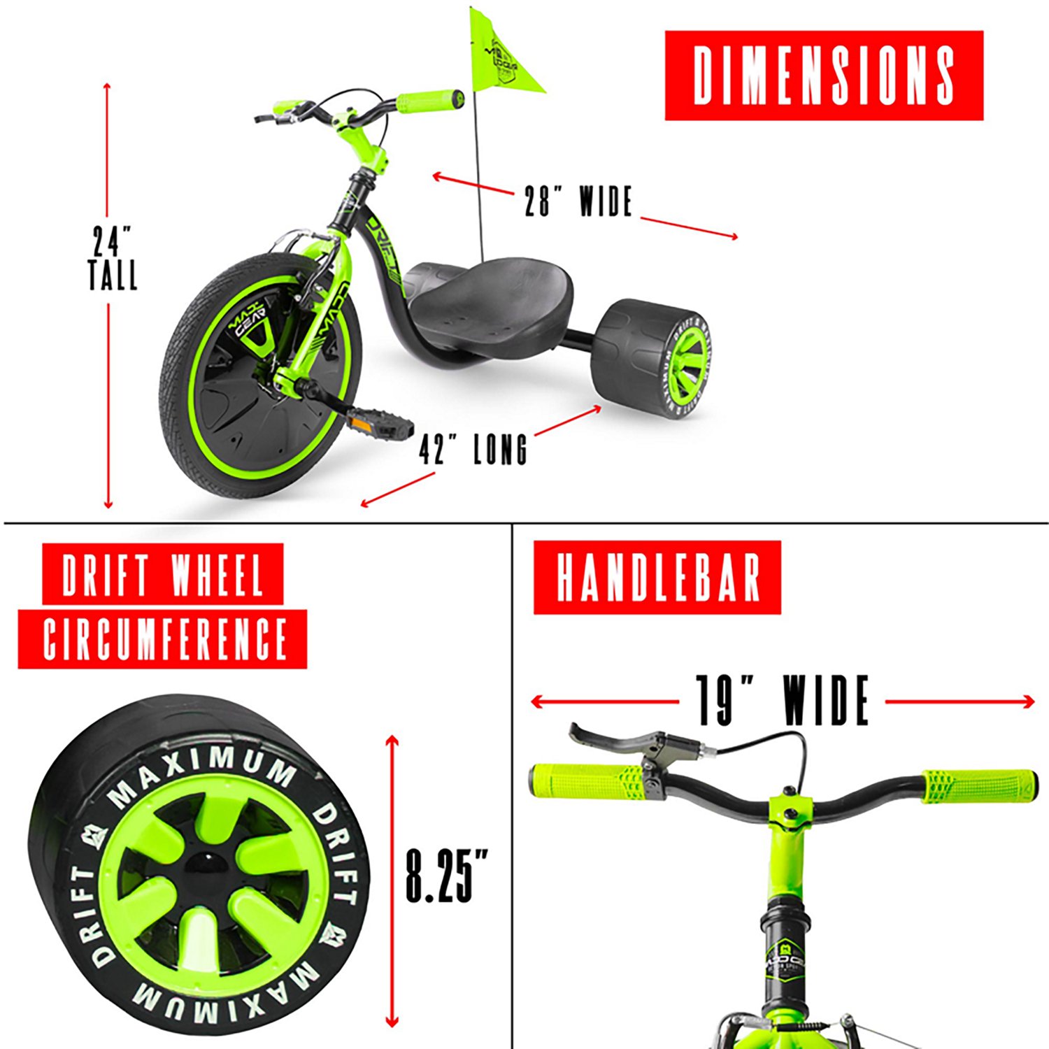 Madd Gear Kids' Drift Trike - view number 3