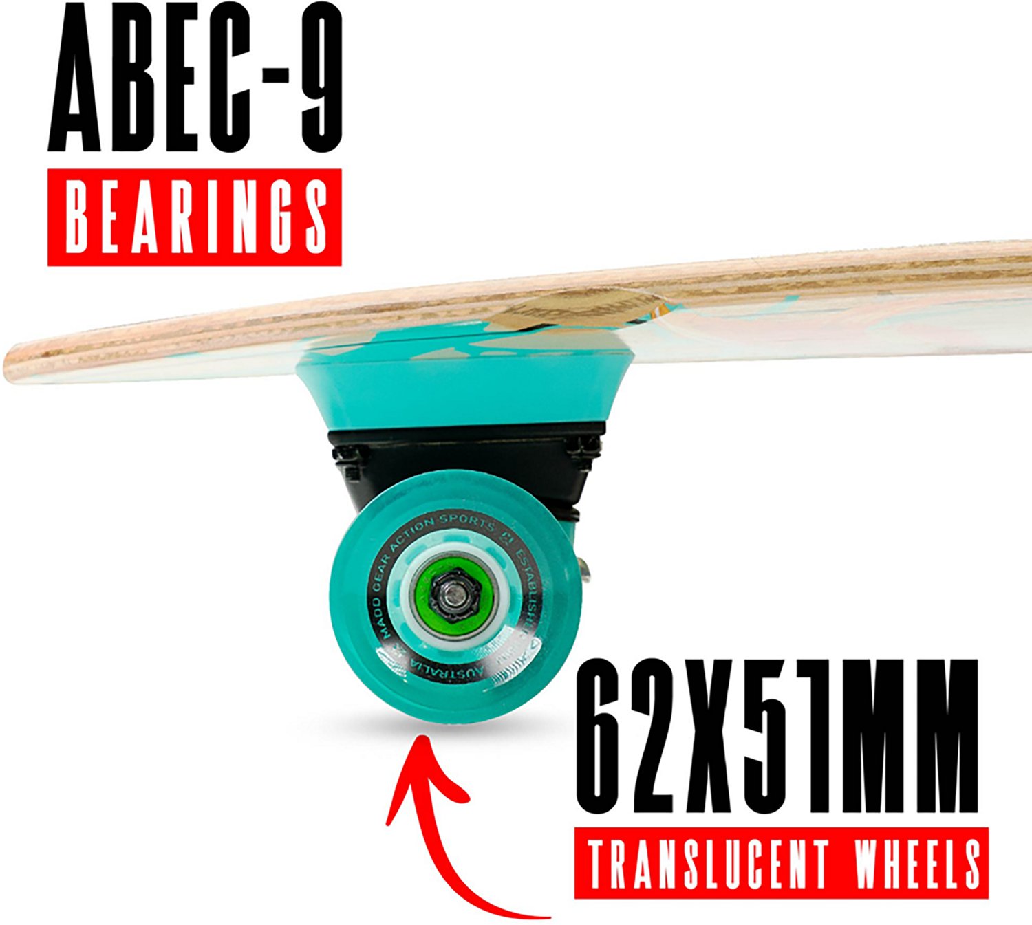 Madd Gear Duality Koi Fish 36 in Pintail Longboard - view number 3