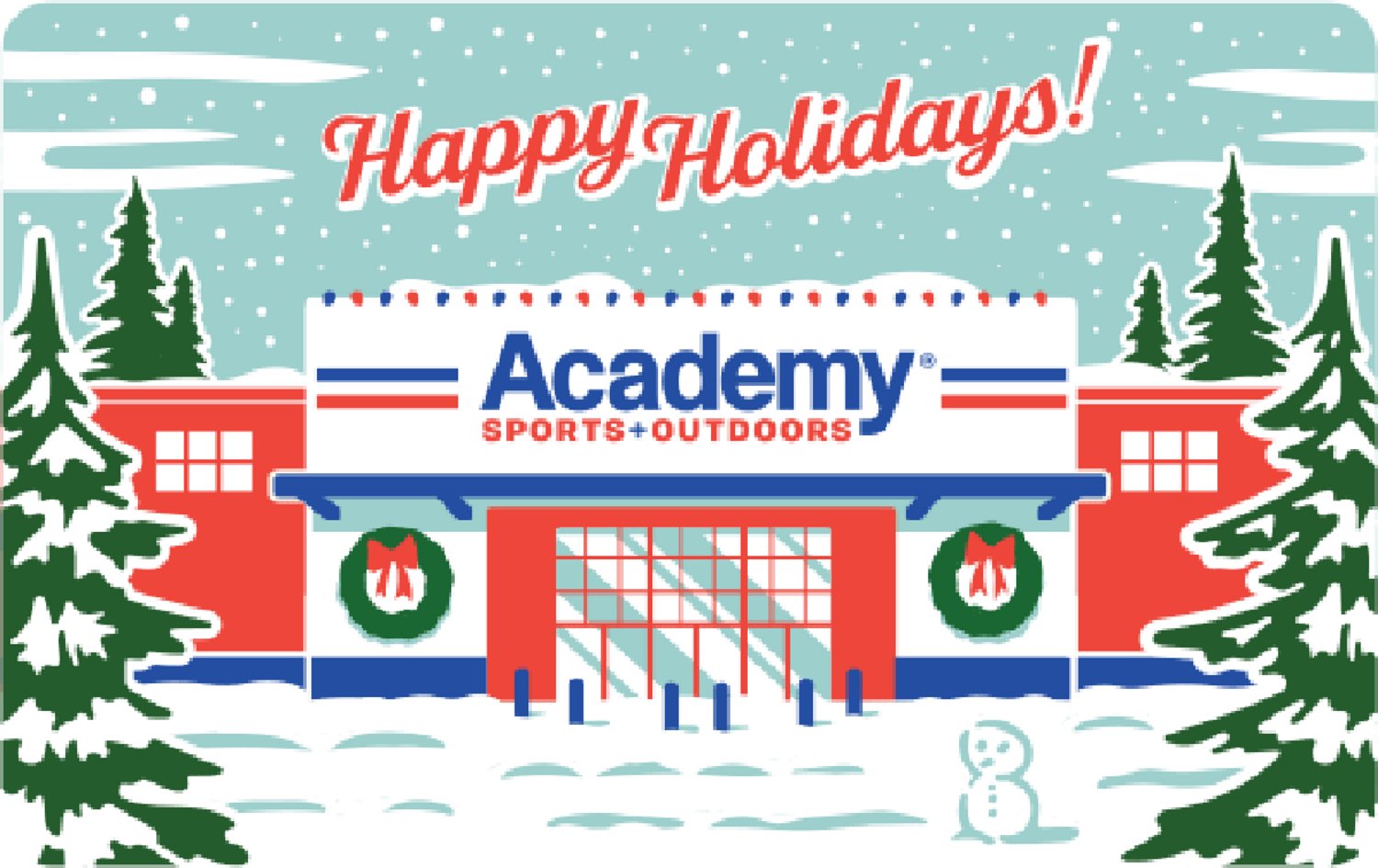 Happy Holidays Storefront 2026