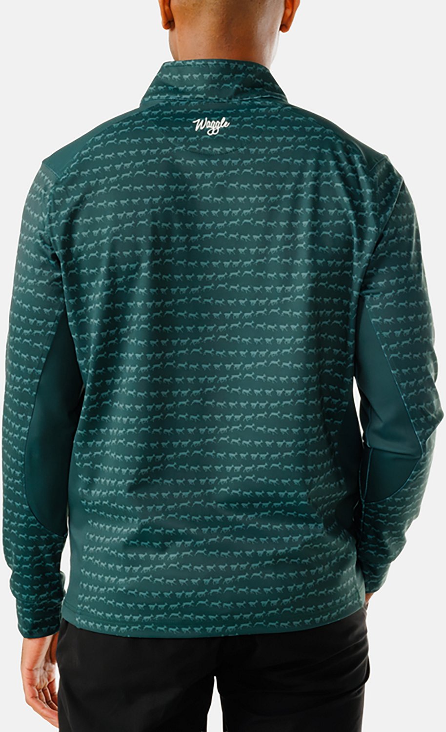 Waggle Men's Stag Twilight Quarter-Zip Pullover - view number 2