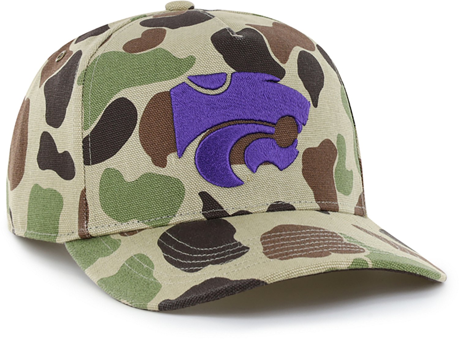 '47 Kansas State University Carhartt Duck Camo Hitch Cap - view number 2