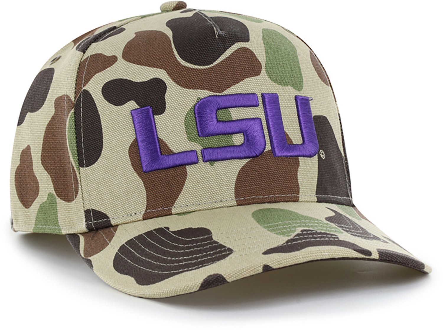 '47 Louisiana State University Carhartt Duck Camo Hitch Cap - view number 2