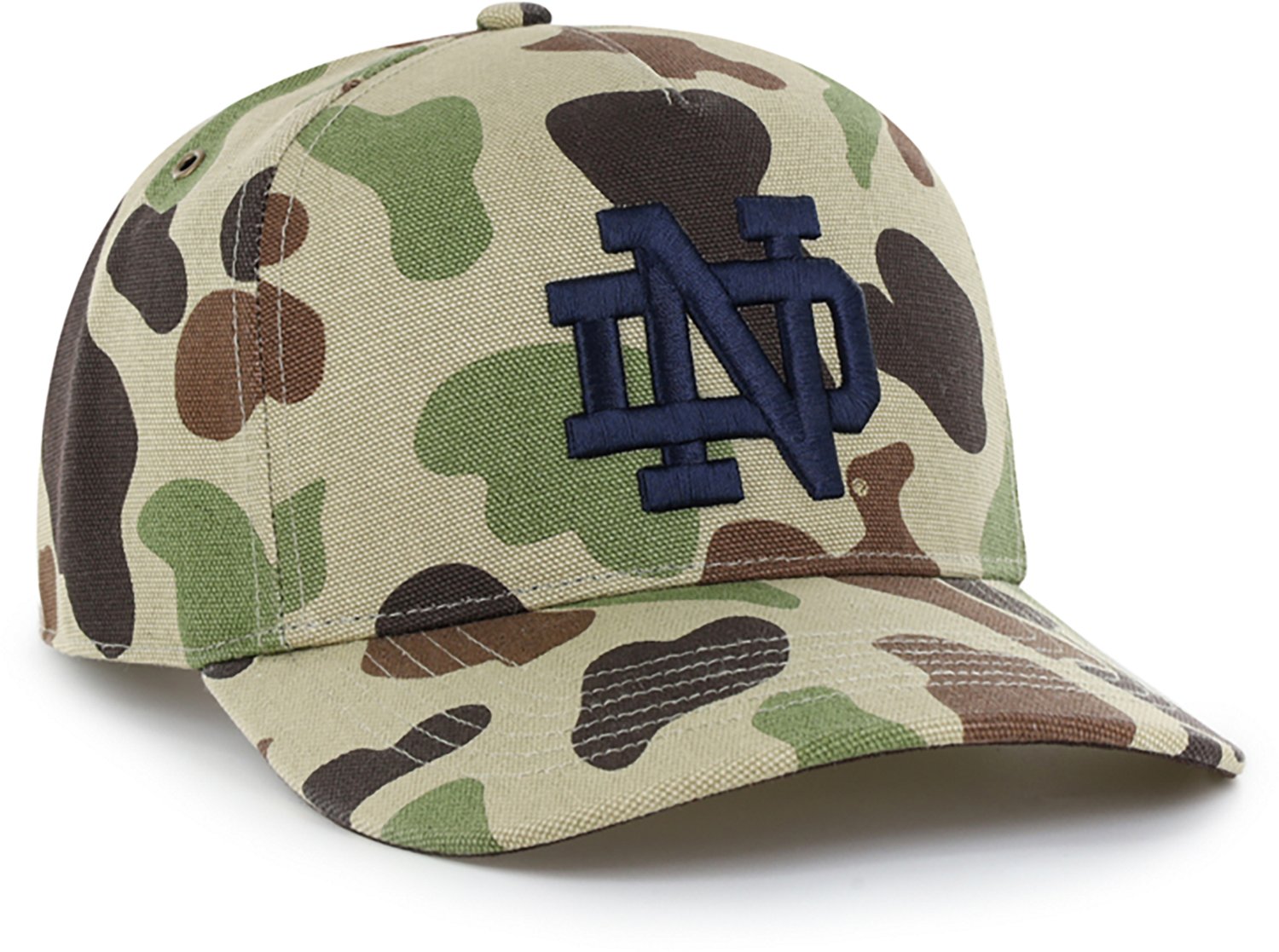 '47 Adults' Notre Dame Carhartt Duck Camo Hitch Cap - view number 2