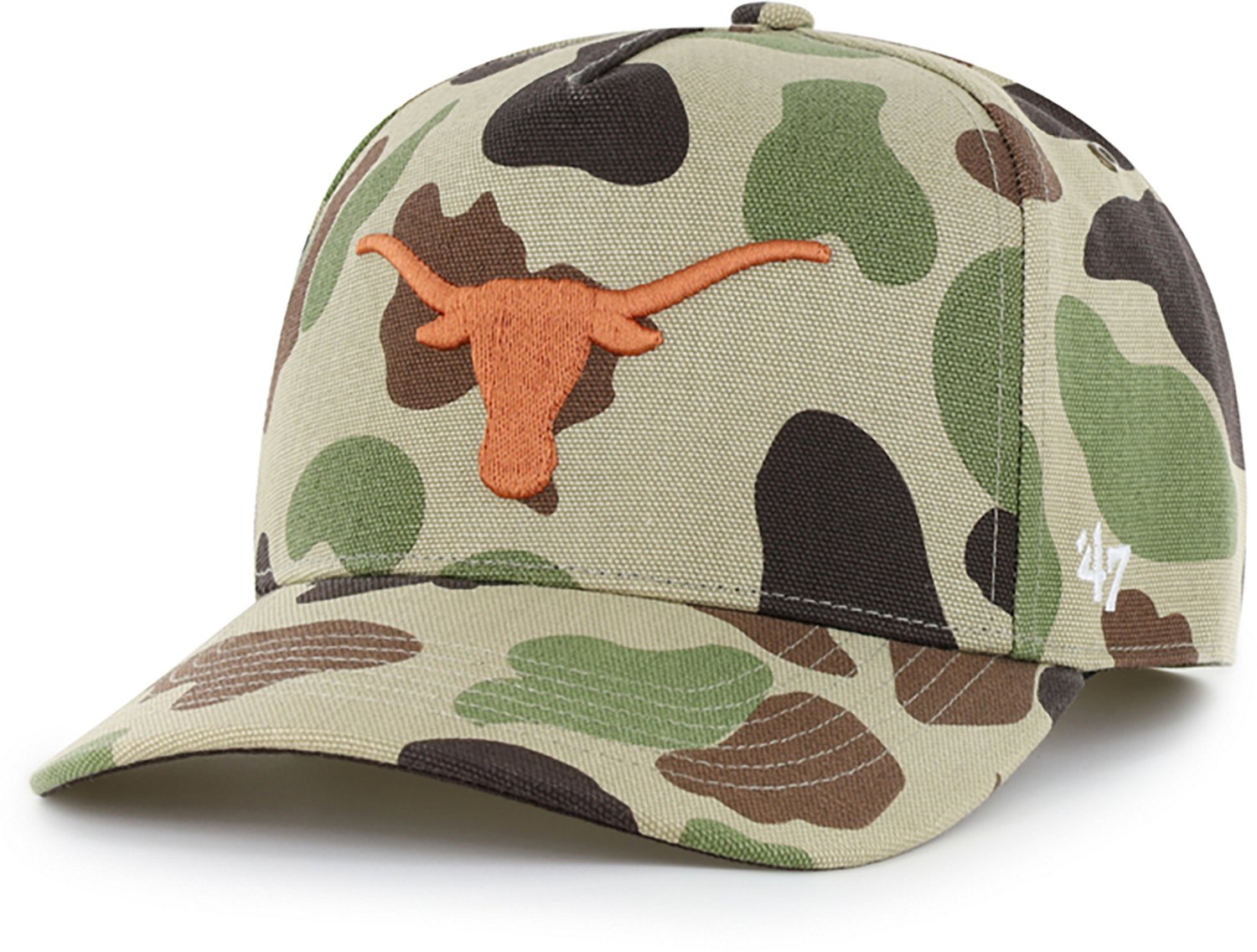 '47 University of Texas Carhartt Duck Camo Hitch Cap
