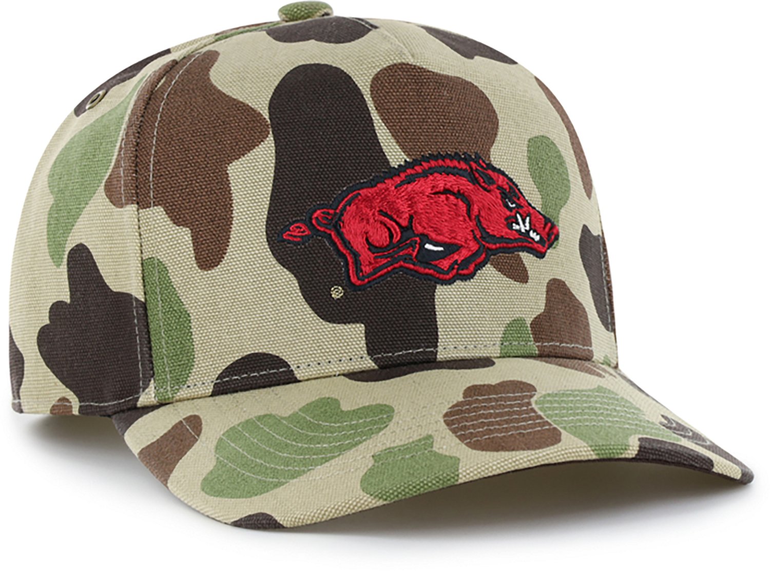 '47 University of Arkansas Carhartt Duck Camo Hitch Cap - view number 2