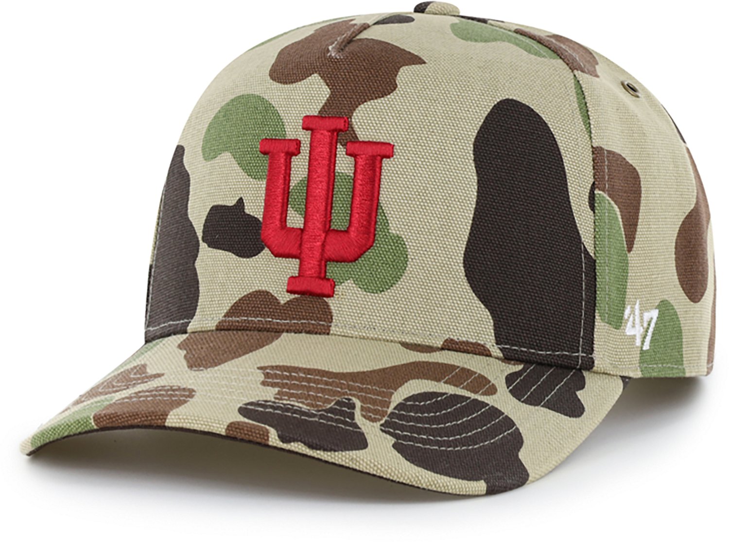 '47 Adults' Indiana Carhartt Duck Camo Hitch Cap