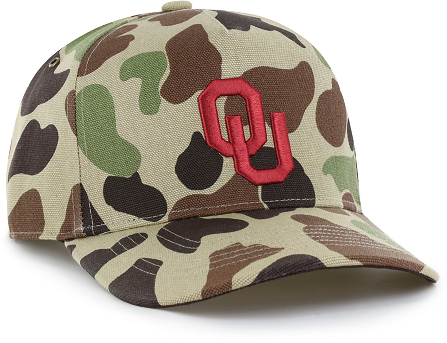 '47 Adults' Oklahoma Carhartt Duck Camo Hitch Cap - view number 4