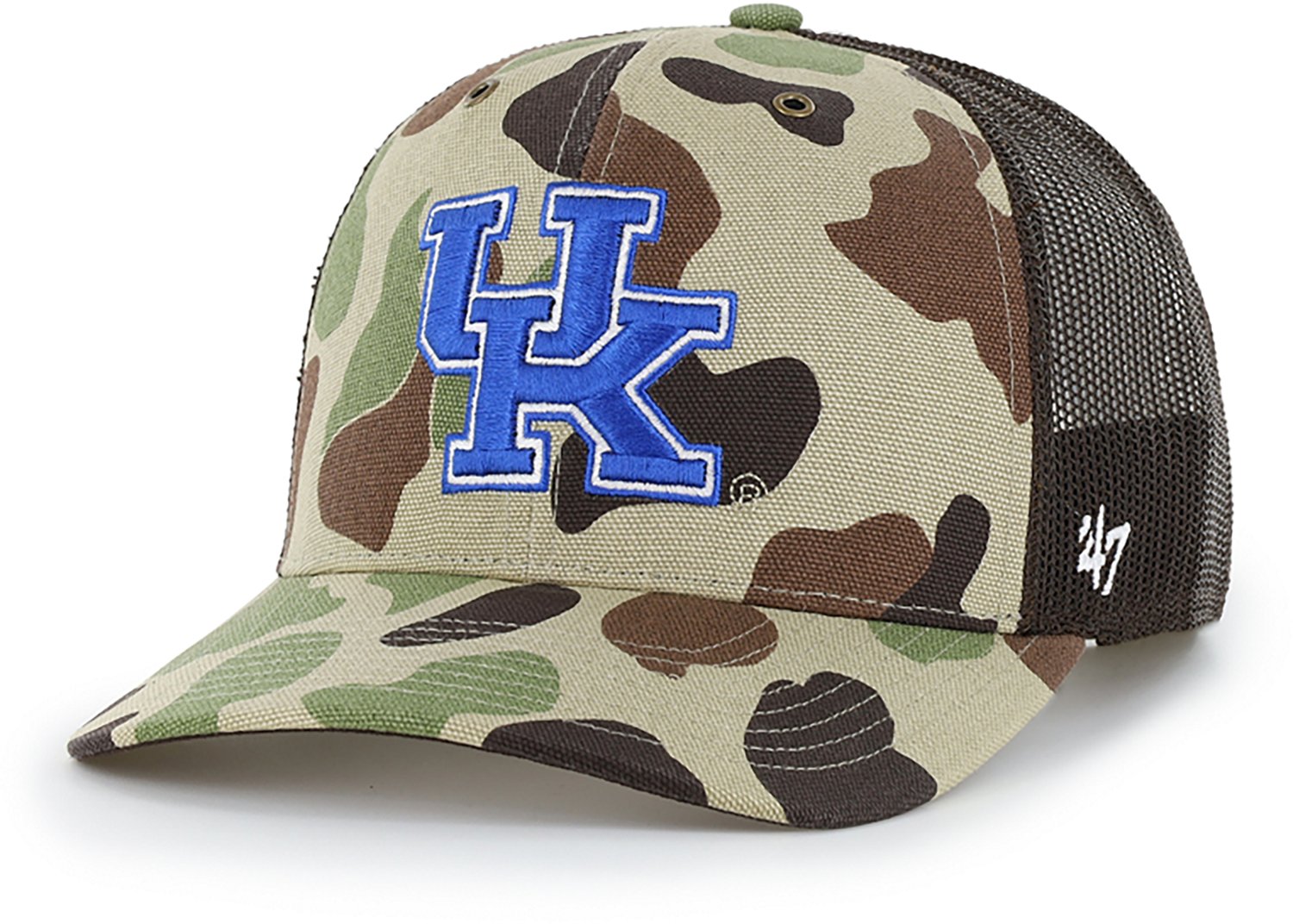'47 Adults' Carhartt Duck Camo Kentucky Trucker Cap