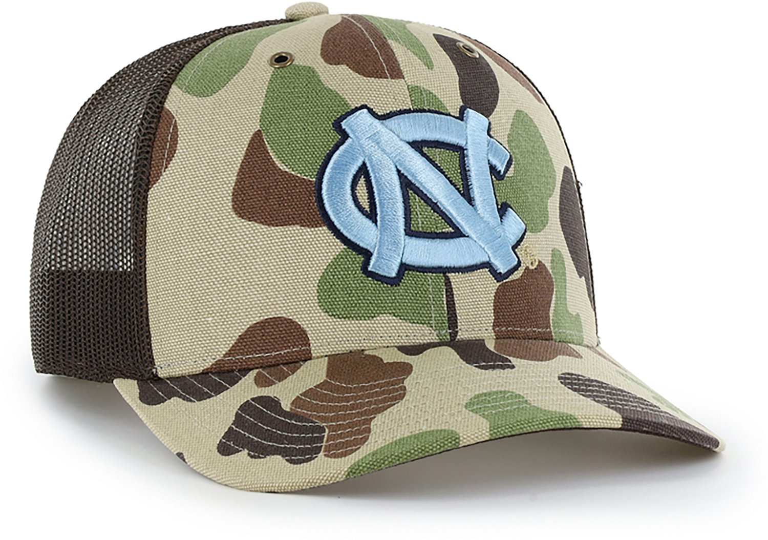 '47 Adults' UNC Carhartt Duck Camo Trucker Cap - view number 2