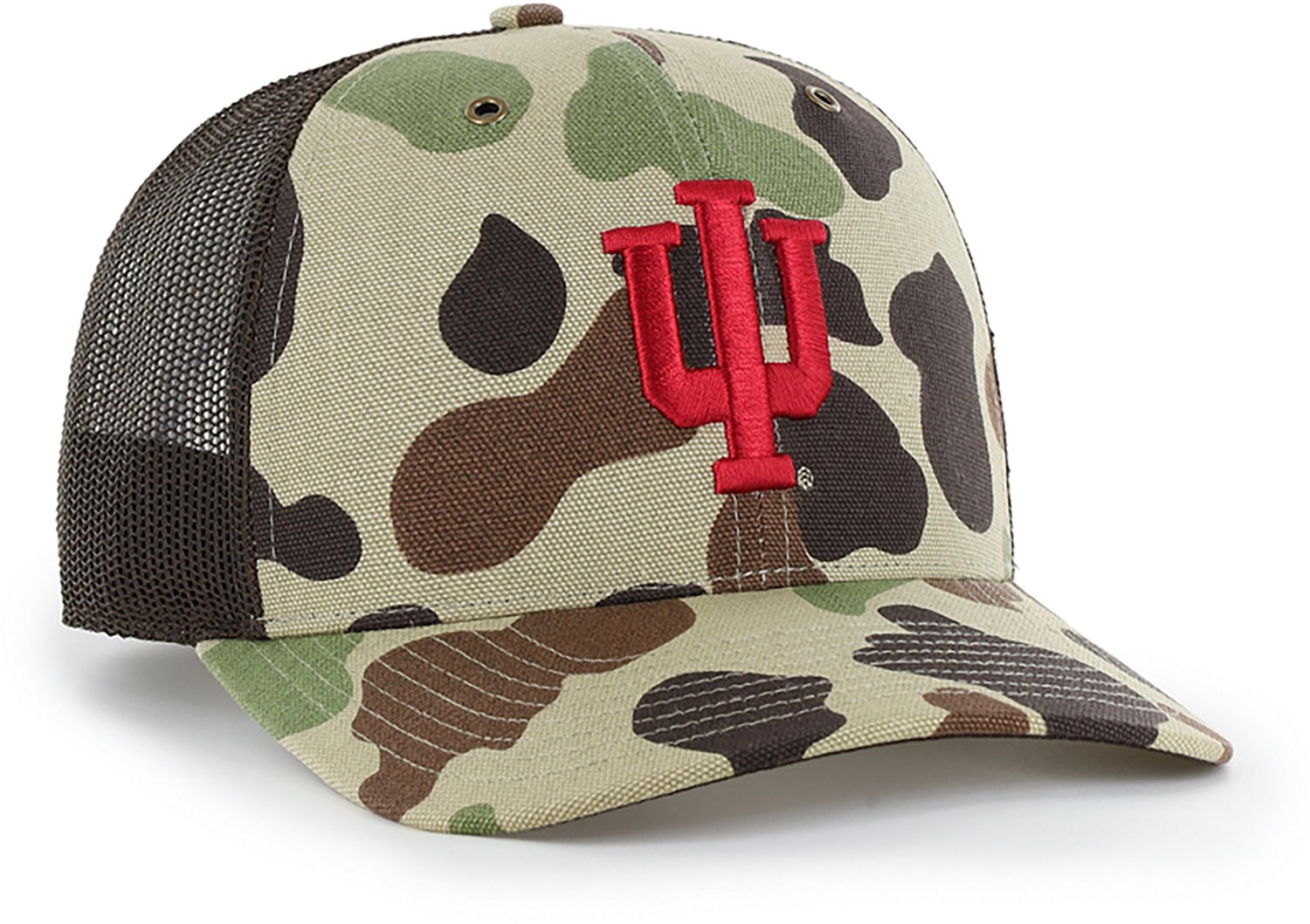 '47 Adults' Indiana Carhartt Duck Camo Trucker Cap - view number 2