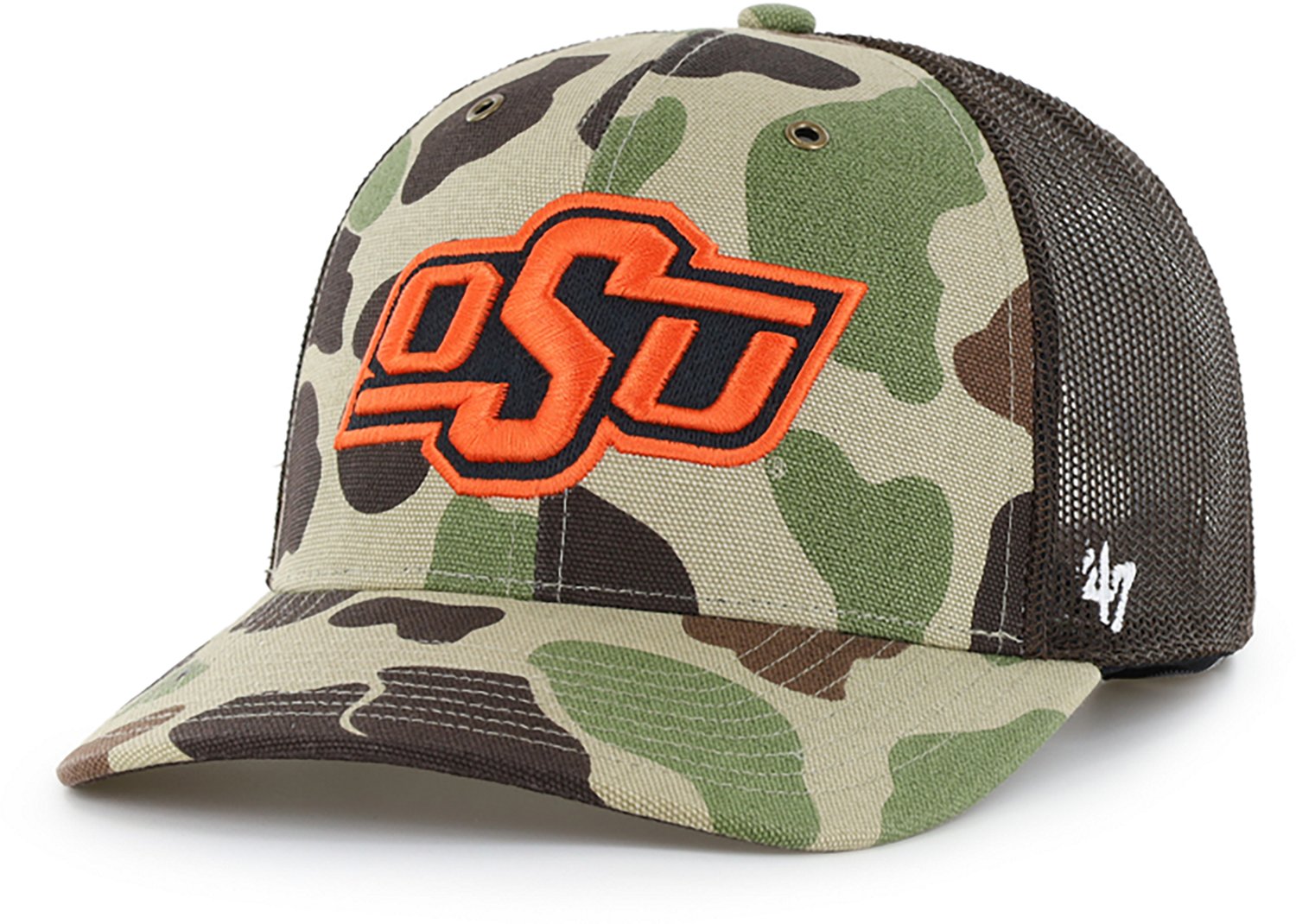 '47 Adults' Oklahoma State Duck Camo Trucker Cap