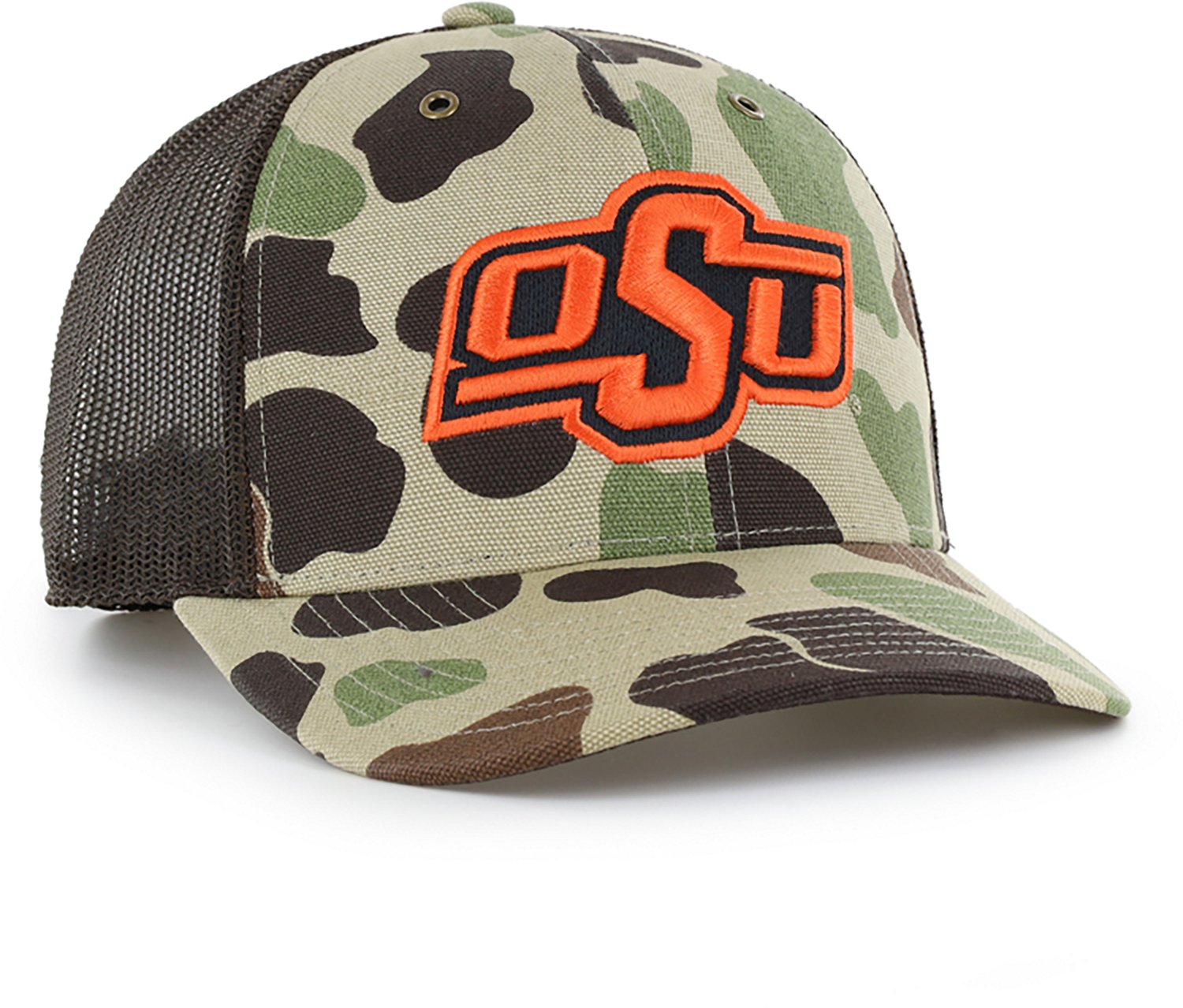 '47 Adults' Oklahoma State Duck Camo Trucker Cap - view number 2