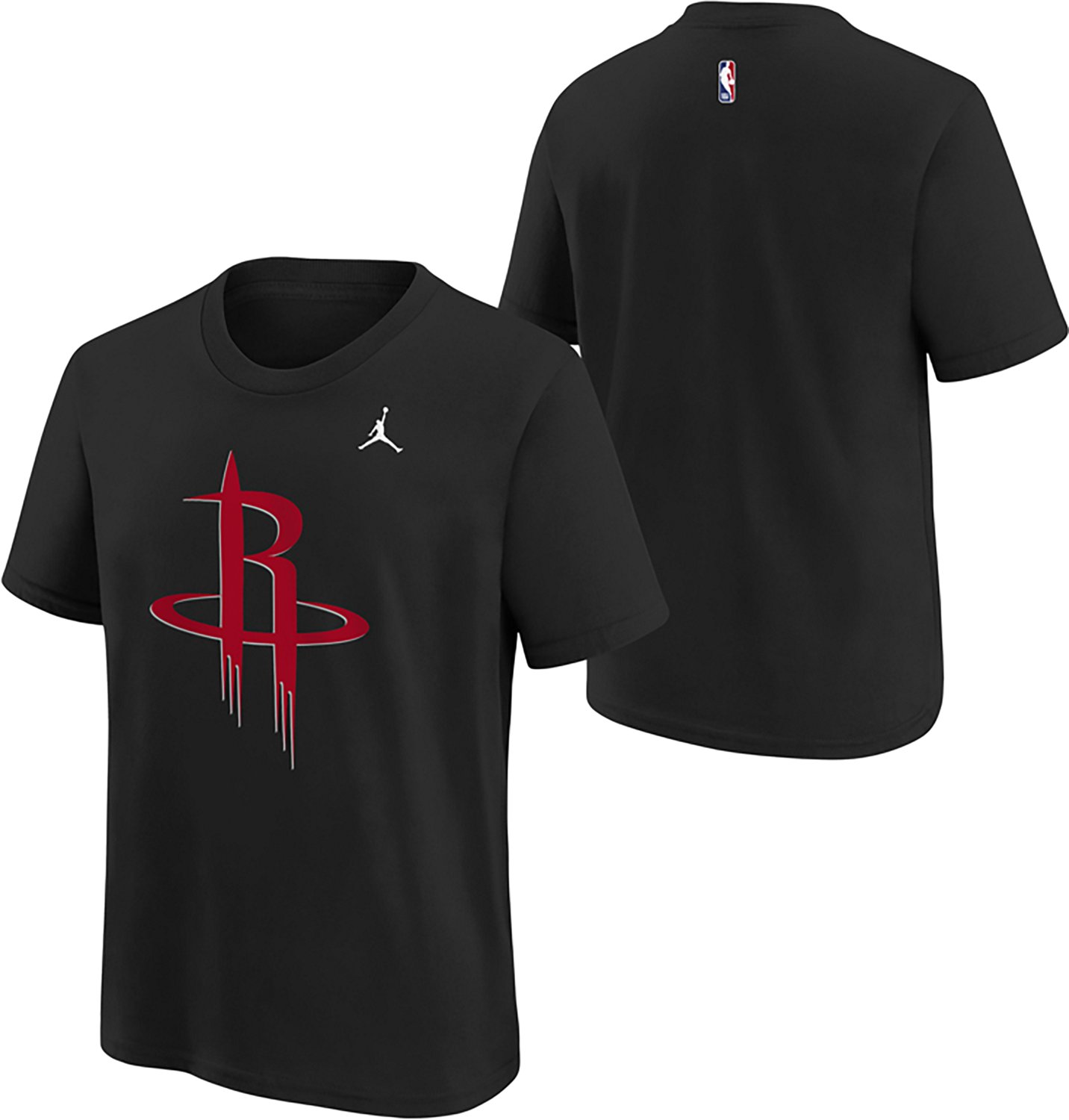 Jordan Boys' Houston Rockets Statement Logo Graphic T-shirt - view number 3