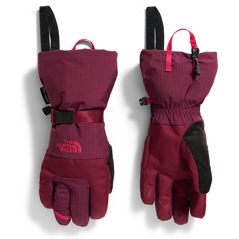 The North Face Women's Montana Waterproof Winter Gloves - Burgundy Crush