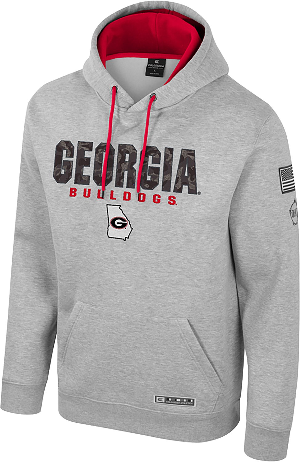 Colosseum Athletics Men's Georgia Bulldogs Oorah Pullover Hoodie